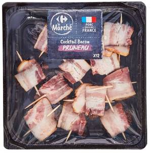 cocktail bacon pruneau