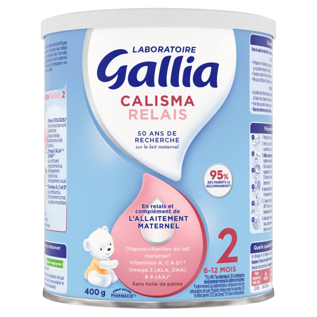 lait infantile Gallia Calisma Relais 2ème âge