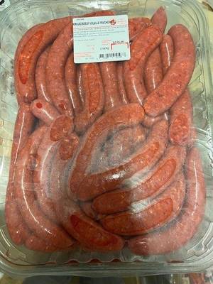 merguez bœuf volaille halal