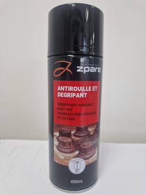 antirouille et dégripant