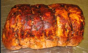 roti de porc cuit