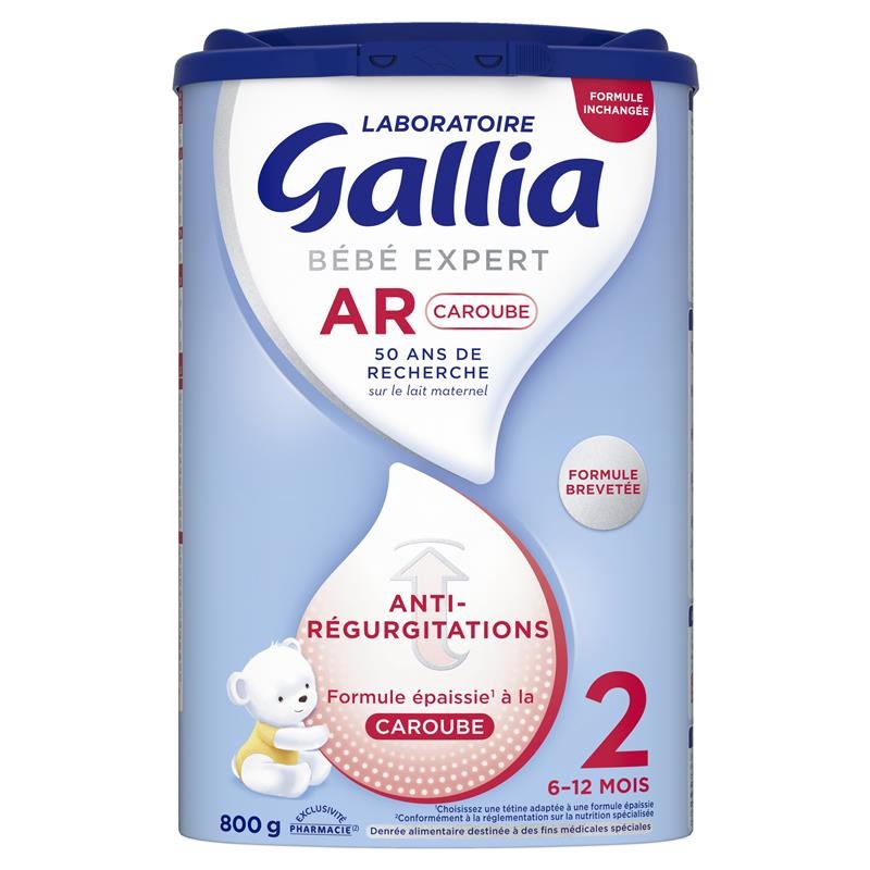 lait infantile Gallia Expert AR Caroube