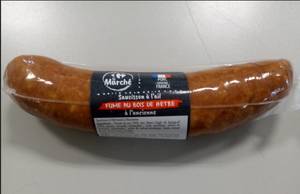 saucisson à l'ail fumé